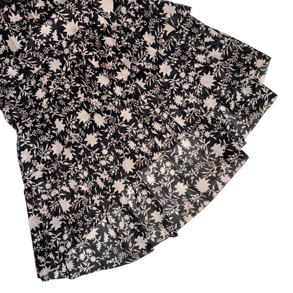 Ulla Johnson Clemente High Low Dress in Midnight Floral Size 0 - Picture 8 of 13